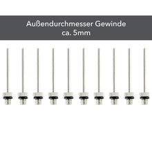 Laden Sie das Bild in den Galerie-Viewer, 10x Ballpumpe Nadel 5mm oder 7mm